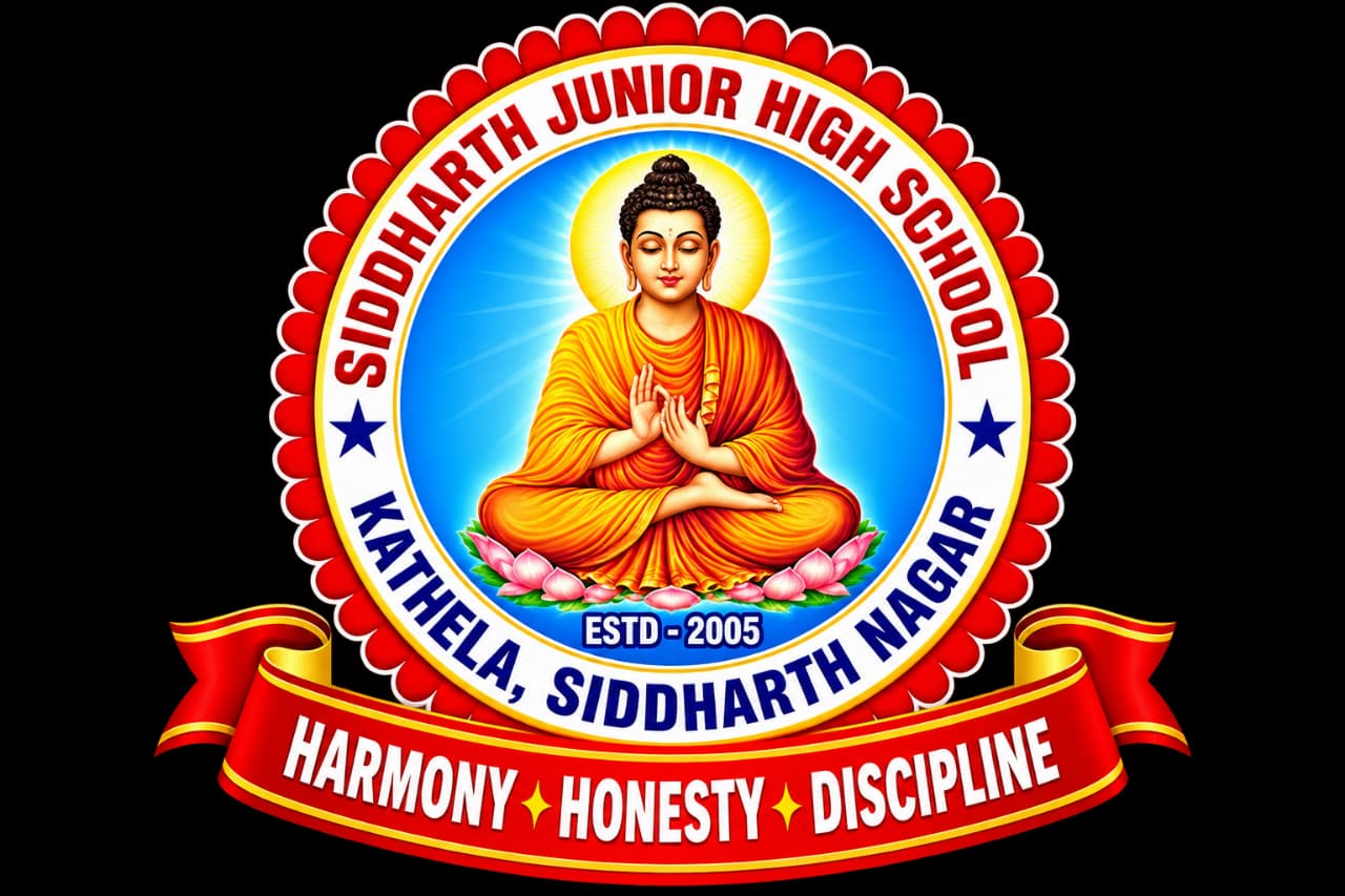 Siddharth junior High School logo