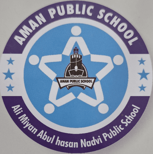 Aman public school logo