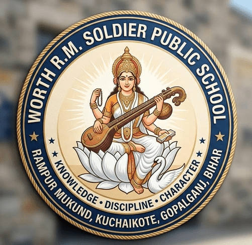 Worth R.M.Soldier Public school logo