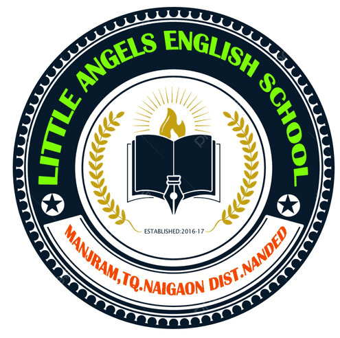 Little Angel's English School Manjram logo