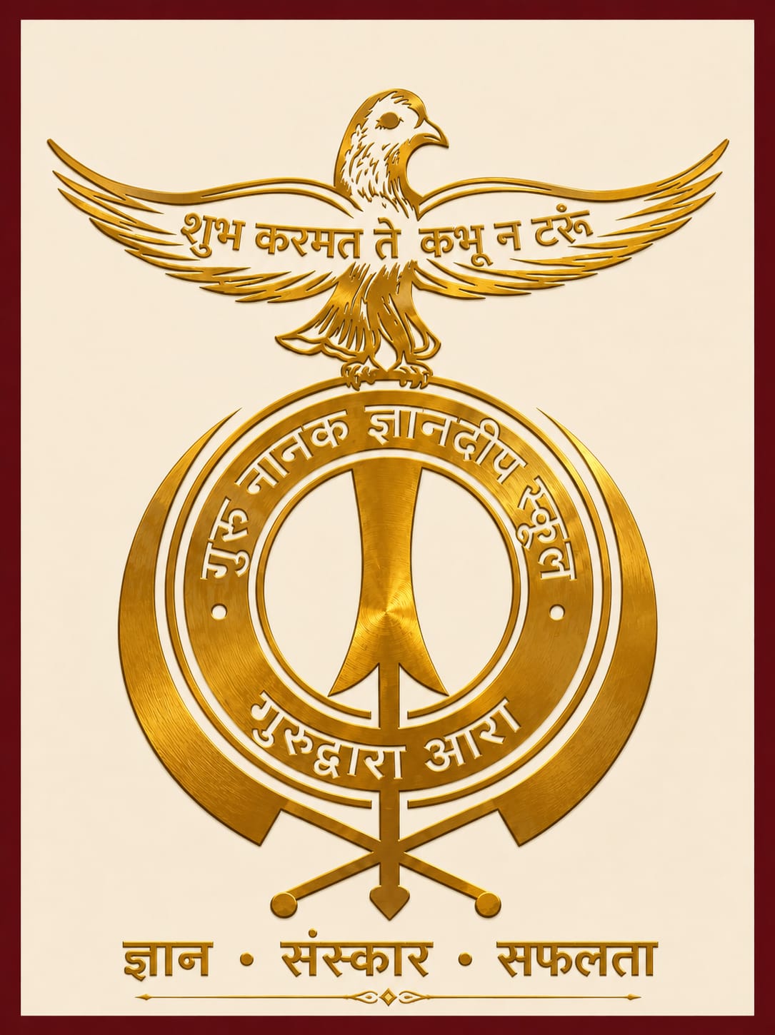 Guru Nanak Gyandeep School logo