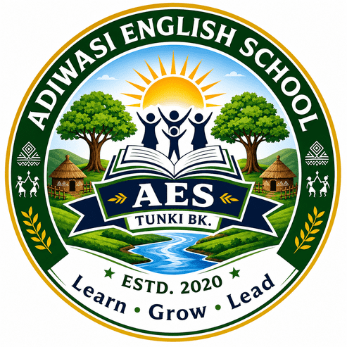 ADIWASI ENGLISH SCHOOL, TUNKI BK logo
